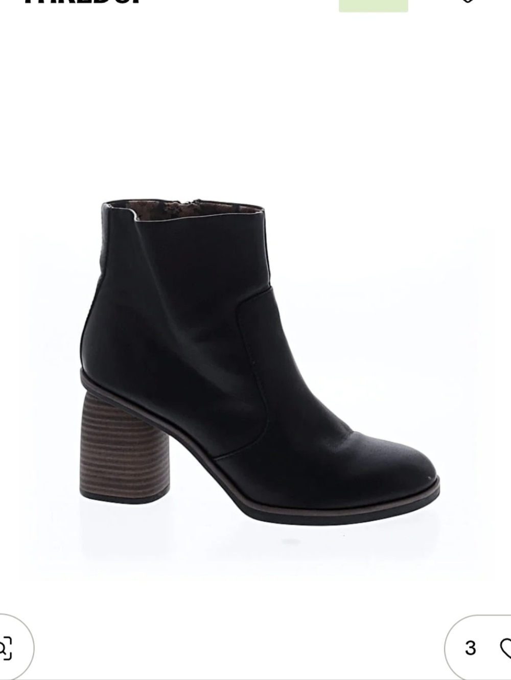 Korks Black Ankle Boots.